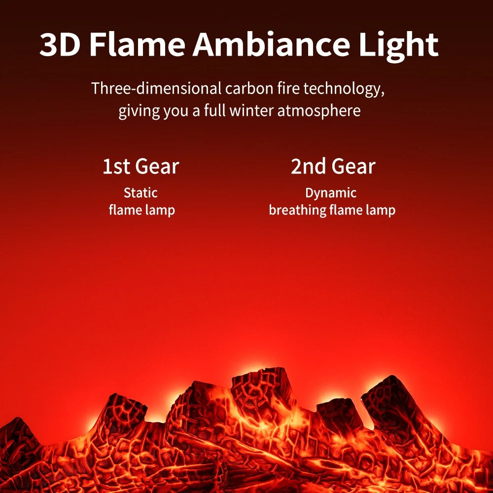 FastCare® Home Heater 3D Dynamic Flame
