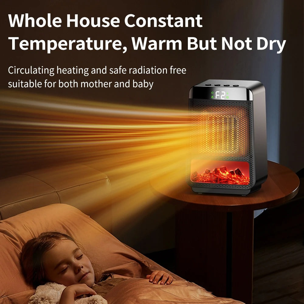 FastCare® Home Heater 3D Dynamic Flame