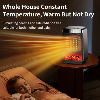 FastCare® Home Heater 3D Dynamic Flame